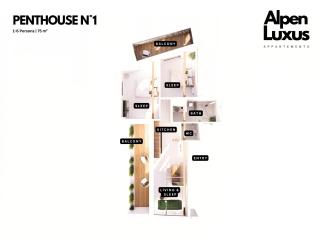 PENTHOUSE N`1 - Rooftop Whirlpool & Mountain View by AlpenLuxus - Kramsach - 8