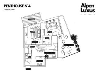 PENTHOUSE N`4 - Rooftop Whirlpool & Mountain View by AlpenLuxus - Kramsach - 7