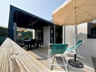 Mobil-home Grand Confort 4 pers, 2 ch, piscine chauffée à 200m de la plage - FR-1-361A-65 - 9