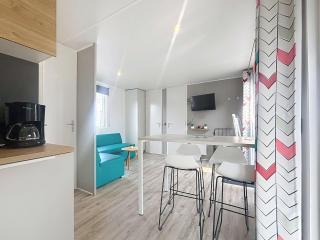 Mobil-home Grand Confort 4 pers, 2 ch, piscine chauffée à 200m de la plage - FR-1-361A-65 - Jullouville-les-Pins - 5