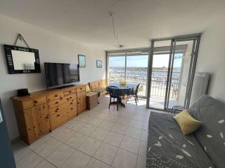 Studio cabine, vue port, 4 pers, à 100m de la plage - FR-1-701-95 - Valras-Plage - 5