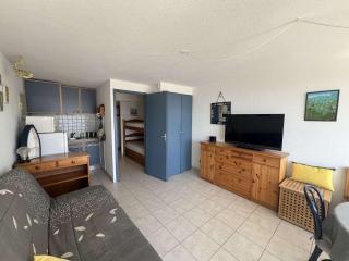 Studio cabine, vue port, 4 pers, à 100m de la plage - FR-1-701-95 - Valras-Plage - 4