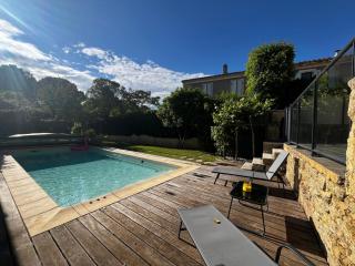 Maison des Mûriers, 150 m2, Piscine privée, Clim - Aigues-Vives - 8