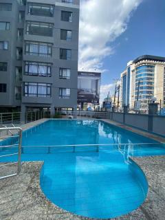 serene suites two bedroom apartment with swimming pool fully equipped gym ample parking space child play area and a relaxing rooftop with scenic views - 1