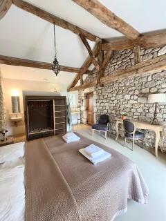 Landhuis, oneindig uitzicht, 30ha land, privé zwembad - Auradou - 6