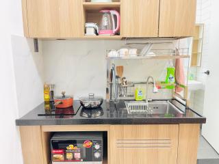 403 Kiwi Studio With Kitchen & Balcony - Ho Chi Minh - 3