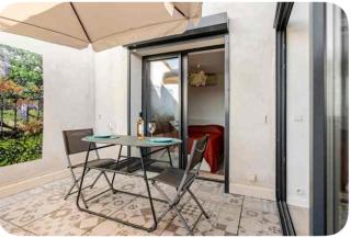 hébergement climatisé en Luberon terrasse vue imprenable - Robion en Luberon - 5