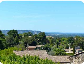 hébergement climatisé en Luberon terrasse vue imprenable - Robion en Luberon - 4