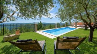Stone villa Zamask with a pool and a lovely view - Pazin - 9