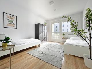 L21-Apartment Leipzig Nord, 3 Zimmer, 8 Personen, Standardisierte Ausstattung, ideal für Reisende, Pendler, Familien - Leipzig - 0