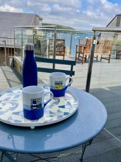 'Shorebird' central apartment, sea views & parking - Falmouth - 9