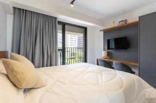 Essential Perdizes | Studio moderno com varanda - São Paulo - 4