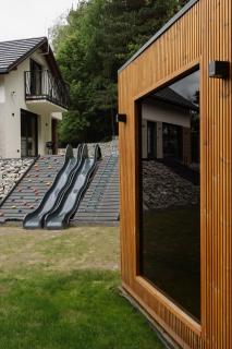 W szczerym lesie - Domek z sauną i jacuzzi w lesie nad Jeziorem Mucharskim - Dąbrówka - 5
