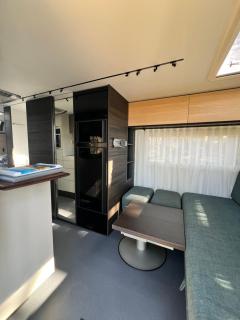 Ferienhäuser Insel Usedom - Luxuswohnwagen 4 mit Whirlpool direkt am Achterwasser - Lütow - 5