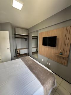 Flat 706 próximo à praia - Condomínio Biarritz - São Luís - 1