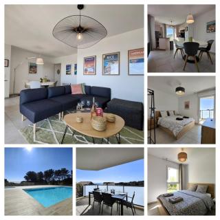 2 bedrooms apartment Sea View Pool WiFi Parking CLIM - Vallauris - 0