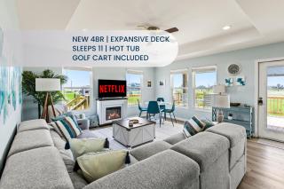 Gorgeous 4BD with Hot Tub, Golf Cart, Deck, Gourmet Kitchen - Gilchrist - 0