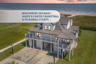 Beachfront 4BR - Pickleball, Gameroom, Luxury Gated Community! - Port Bolivar - 0