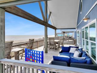 Beachfront 4BR - Tiki Bar, Yard Games, Smart TVs, Pets - 0
