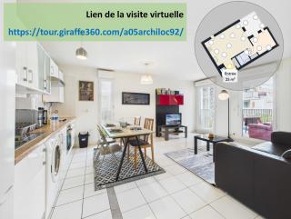 CosyHome in Paris, gare et terrasse - Gennevilliers - 9
