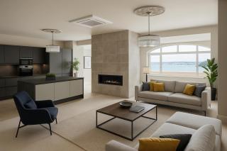Clifftop Apartment Panoramic Seaview Penthouse Apartment sleeps 8 - Torquay - 5