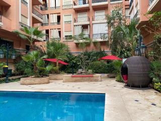 Beau duplex fonctionnel résidence avec piscine - Marrakech - 7