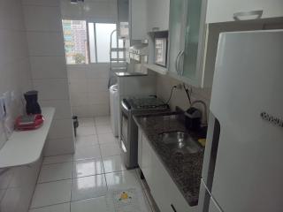 Apartamento vila tupi - área gourmet - 1 quadra da praia - Praia Grande - 2