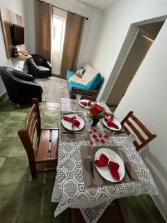 Pé na areia - 1dorm- 5 Hospedes -Garagem - wi fi - próximo a quiosques 7 Bairro Aviação - Praia Grande - 9