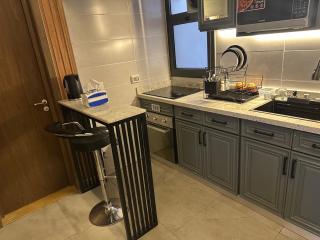 Luxurious Studio overlooking a lake in Privado Madinaty - New cairo - 3