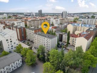 Come in! "Tammela" 1bd Best Location for 5 Guests next to the Tammela soccer stadium! - Tampere - 8