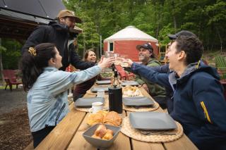 Cozy Yurt in the Woods - Sainte-Agathe-des-Monts - 9