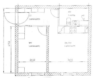 Effective one bedroom flat 36m2 - Äänekoski - 3