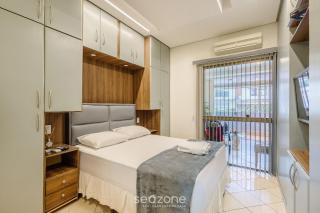 Apt completo com varanda, Setor Sudoeste - POR0017 - 6