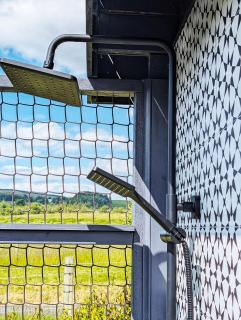 Rural Private Lodge - With Hot Tub - Outdoor Kitchen and Covered Lounge for Two - Crook of Devon - 6