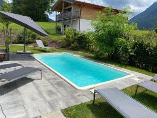 Chalet Alpenzauber mit beheiztem Pool, Inzell, cleaning included - Inzell - 5