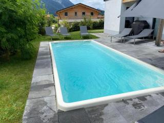 Chalet Alpenzauber mit beheiztem Pool, Inzell, cleaning included - Inzell - 4