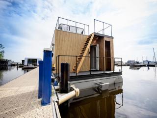 Modern houseboat with view of the Lake, cleaning included - Offingawier - 5