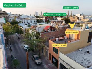 Loft en Centro Histórico a 3 cuadras de playa - Centro - Mazatlán - 6