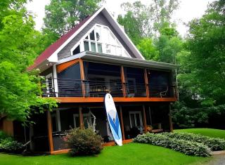 Chalet de luxe Équinoxe - bord de l'eau avec Spa - Lac-aux-Sables - 0