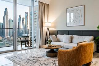 1BR Beach Isle T1 Marina View - Dubai - 0