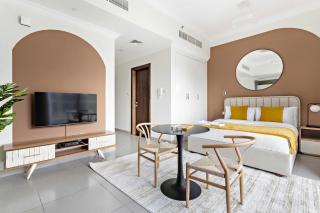 Silkhaus aesthetic studio in Art Gardens with gym & pool access - Dubai - 6