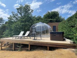 Bulle StelléA 26 m2, SPA Privatif au domaine CollinéA - Bathernay - 7