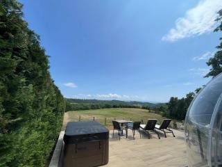 Bulle StelléA 26 m2, SPA Privatif au domaine CollinéA - Bathernay - 6