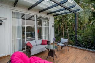 ELIVAAS Prive Suntuarios Casa Iris 4 BHK Getaway with Jacuzzi, Pvt Pool & Gazebo - Marna - 6