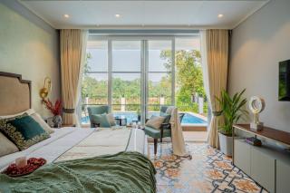 ELIVAAS Prive Suntuarios Casa Iris 4 BHK Getaway with Jacuzzi, Pvt Pool & Gazebo - Marna - 9