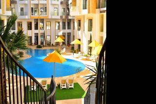 One bedroom apartment with a hall in Aqua Infinity Resort before El Gouna - Hurghada - 3