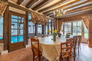 Chambre Villesavin - piscine intérieure - jacuzzi - Tour-en-Sologne - 6