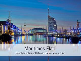 "Geeste 2" - moderne Stadtwohnung in Bremerhaven mit Homeoffice, Küche & WLAN - alles fußläufig erreichbar - Bremerhaven - 9