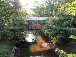 Covered Bridge Tiny Home Bus On The Water In Rrg - 2