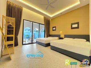 Villa 5R3B 23 Pax Swimming Pool Karaoke BBQ Town Area - Kelebang Besar - 9